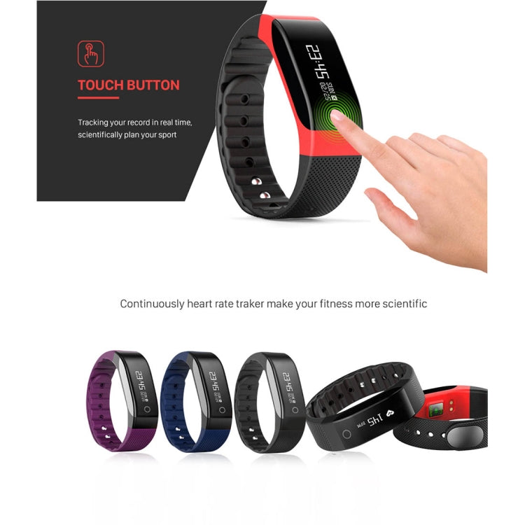 SMA07 Fitness Tracker OLED Bluetooth Smart Bracelet, IP67 Waterproof, Support Activity Tracker / Heart Rate Monitor / Anti-lost / Sedentary Alert