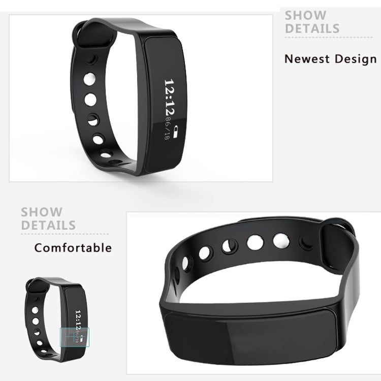 TLW05 0.86 inch OLED Display Bluetooth Smart Bracelet, IP66 Waterproof Support Pedometer / Calls Remind / Sleep Monitor / Sedentary Reminder / Alarm / Remote Capture, Compatible with Android and iOS Phones