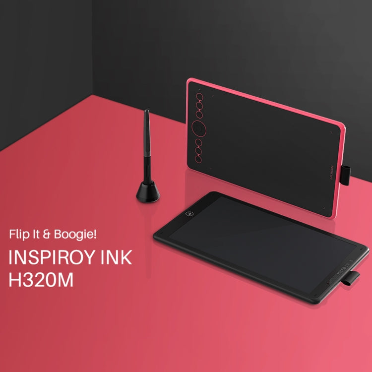 HUION Inspiroy Ink H320M 5080 LPI Art Drawing Tablet for Fun, with Battery-free Pen & Pen Holder