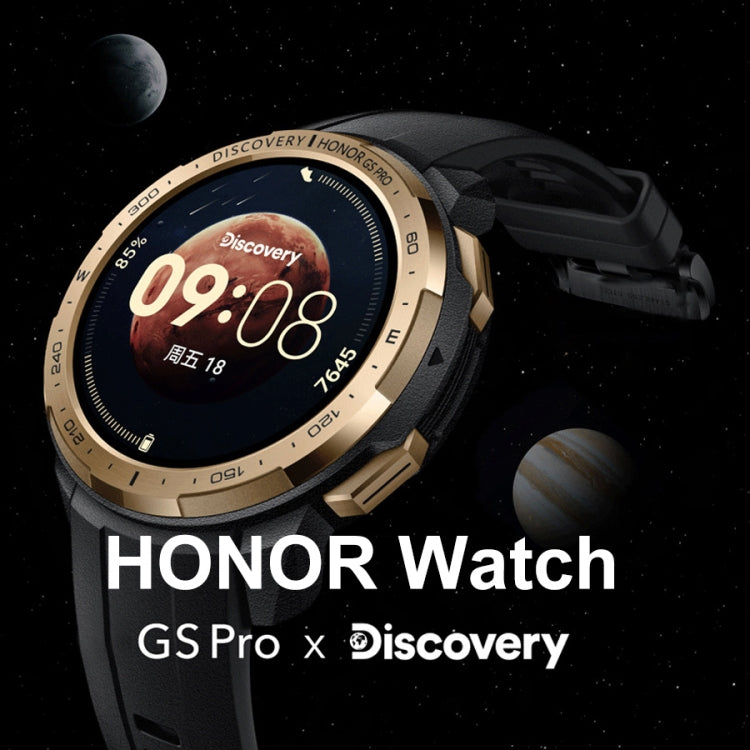 HONOR GS Pro Discovery Fitness Tracker Smart Watch, 1.39 inch Screen Kirin A1 Chip, Support Bluetooth Call, GPS, Heart Rate /Sleep / Blood Oxygen Monitoring (Mysterious Starry Sky), Gold