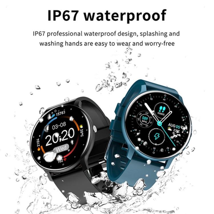 ZL02D 1.28 inch IP67 Waterproof Steel Band Smart Watch Support Heart Rate Monitoring