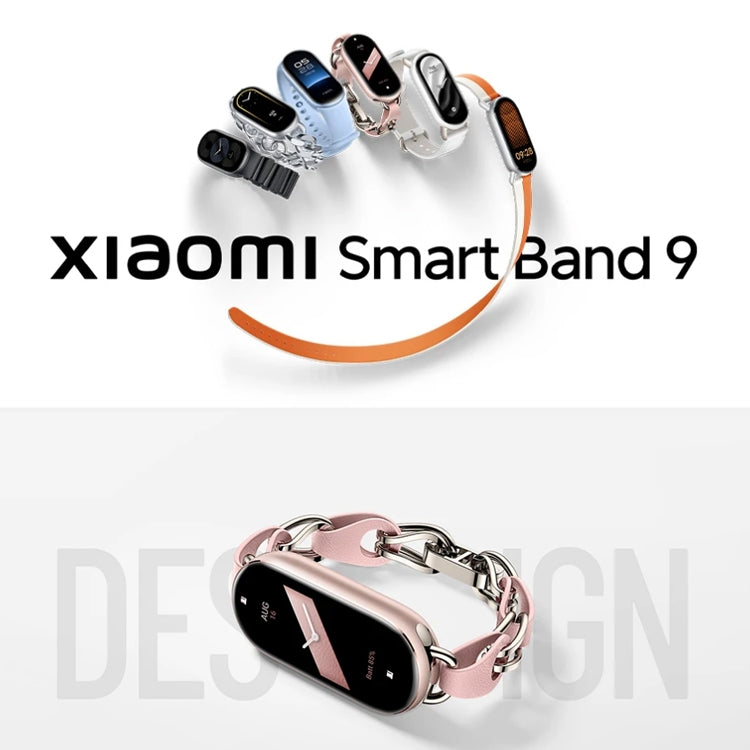 Original Xiaomi Mi Band 9 1.62 inch AMOLED Screen 5ATM Waterproof Smart Watch, Support Blood Oxygen / Heart Rate Monitor