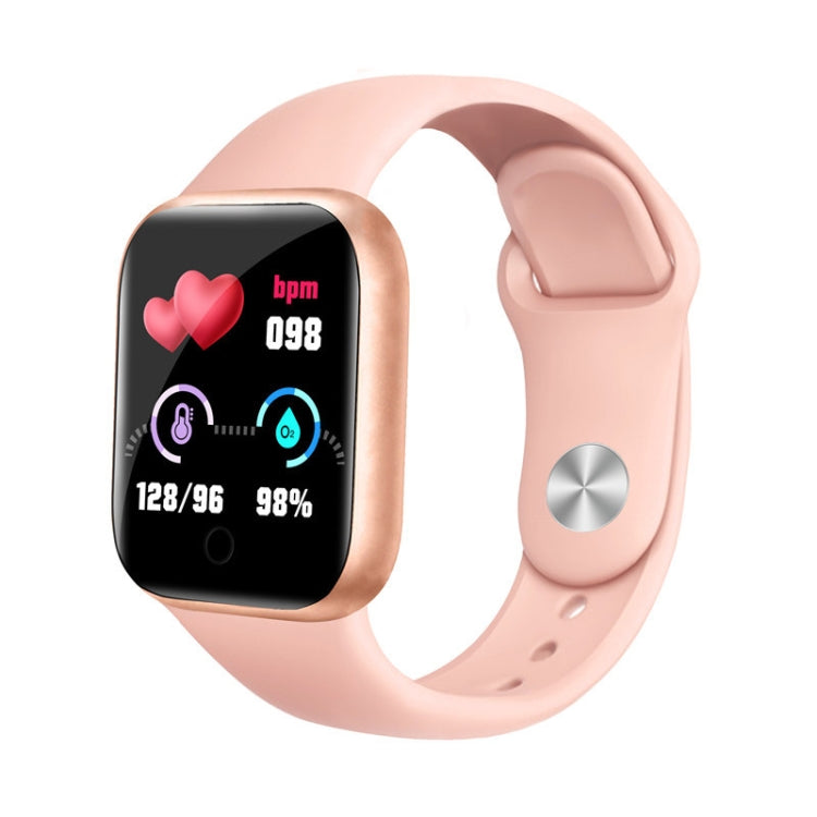 Y68 1.44 inch Smart Watch, Support Heart Rate Blood Pressure Blood Oxygen Monitoring