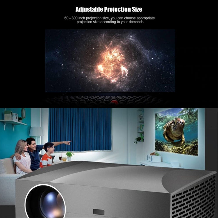 Vivibright F30 5.8 inch LCD Screen 4200 Lumens 1920 x 1080P Full HD Smart Projector with Remote Control, Support Audio out / SPDIF/ AV in / USB / HDMI