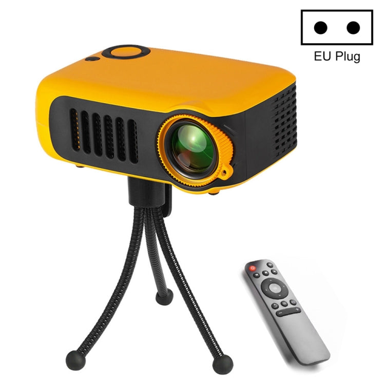 A2000 Portable Projector 800 Lumen LCD Home Theater Video Projector, Support 1080P, EU Plug