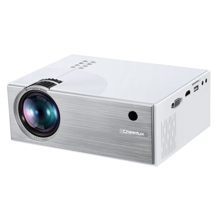 Cheerlux C7 1800 Lumens 800 x 480 720P 1080P HD WiFi Smart Projector, Support HDMI / USB / VGA / AV