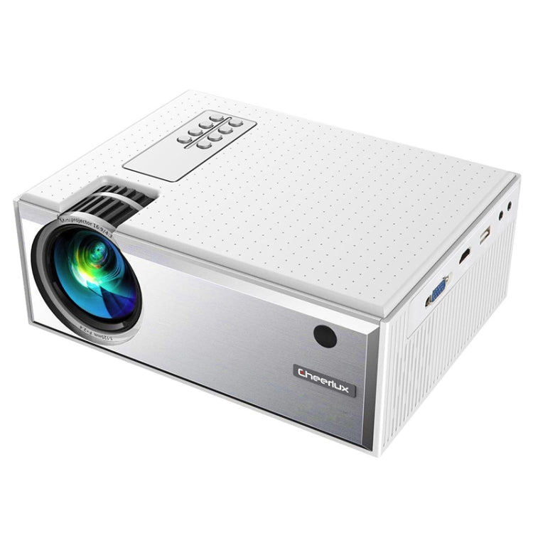 Cheerlux C8 1800 Lumens 1280x800 720P 1080P HD WiFi Sync Display Smart Projector, Support HDMI / USB / VGA / AV