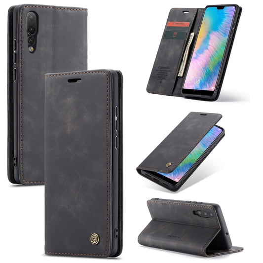 CaseMe-013 Detachable Multifunctional Horizontal Flip Leather Case with Card Slot & Holder & Zipper Wallet & Photo Frame for Huawei P20 Pro, For Huawei P20 Pro