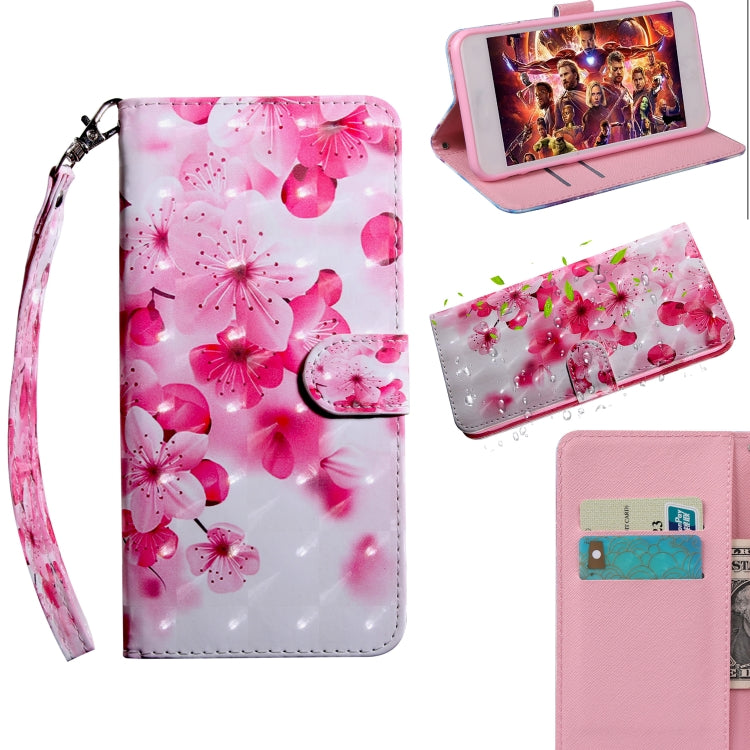 3D Painting Pattern Coloured Drawing Horizontal Flip TPU + PU Leather Case with Holder & Card Slots & Wallet, Series 3