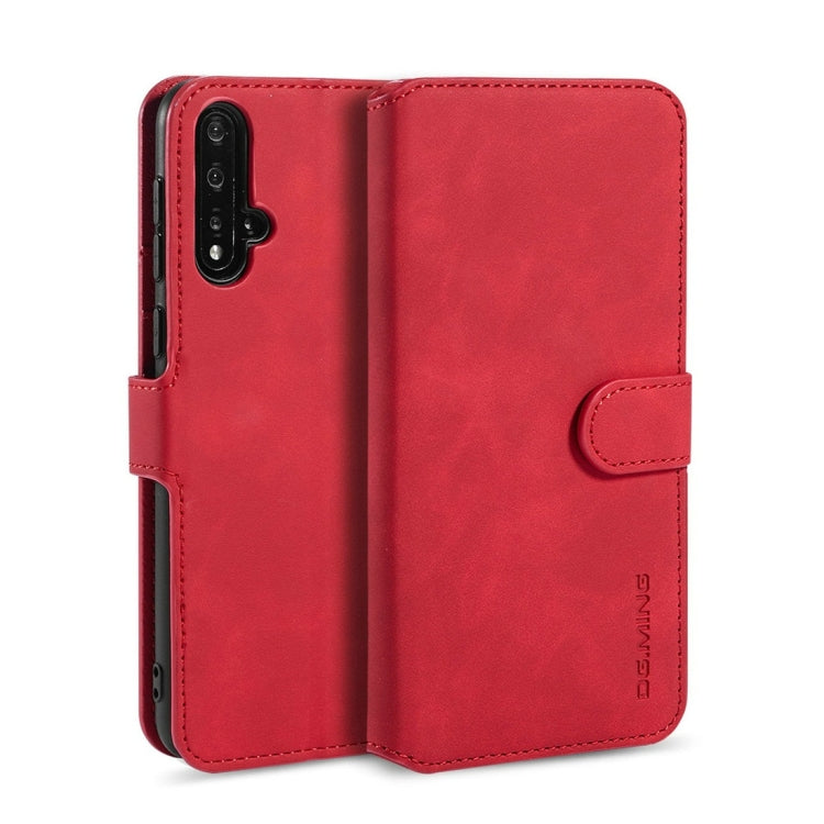 DG.MING Retro Oil Side Horizontal Flip Case with Holder & Card Slots & Wallet, for iPhone 7 / 8, for Galaxy Note 10, for Galaxy Note 10+, for Galaxy S9, for Galaxy S9+, for Huawei Nova 5 / Nova 5 Pro, for Huawei P20 Lite 2019 / Nova 5i