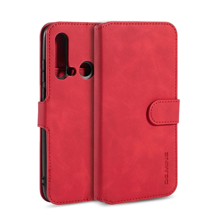 DG.MING Retro Oil Side Horizontal Flip Case with Holder & Card Slots & Wallet, for iPhone 7 / 8, for Galaxy Note 10, for Galaxy Note 10+, for Galaxy S9, for Galaxy S9+, for Huawei Nova 5 / Nova 5 Pro, for Huawei P20 Lite 2019 / Nova 5i