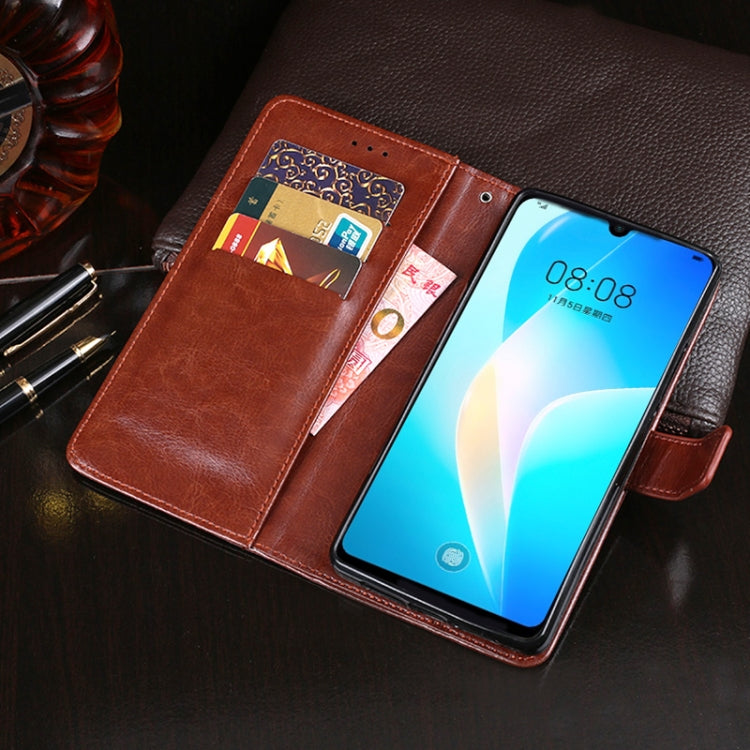 idewei Crazy Horse Texture Horizontal Flip Leather Case with Holder & Card Slots & Wallet, For Huawei nova 8 SE, For Huawei Honor 10X Lite, For Huawei P smart 2021, For HTC Desire 20+