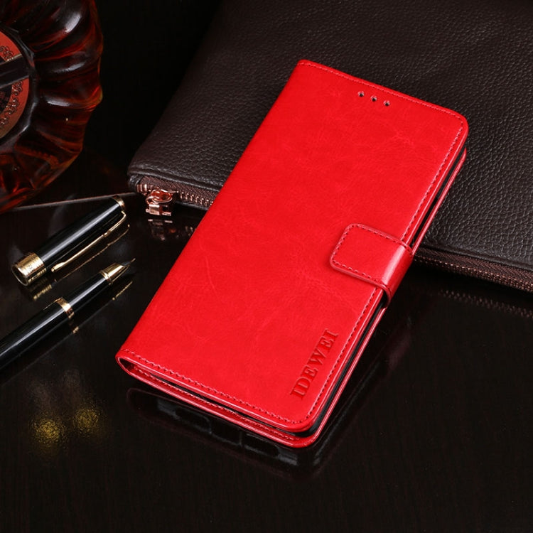 idewei Crazy Horse Texture Horizontal Flip Leather Case with Holder & Card Slots & Wallet, For Huawei nova 8 SE, For Huawei Honor 10X Lite, For Huawei P smart 2021, For HTC Desire 20+