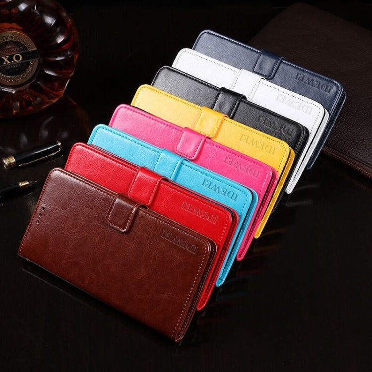 idewei Crazy Horse Texture Horizontal Flip Leather Case with Holder & Card Slots & Wallet, Series 1