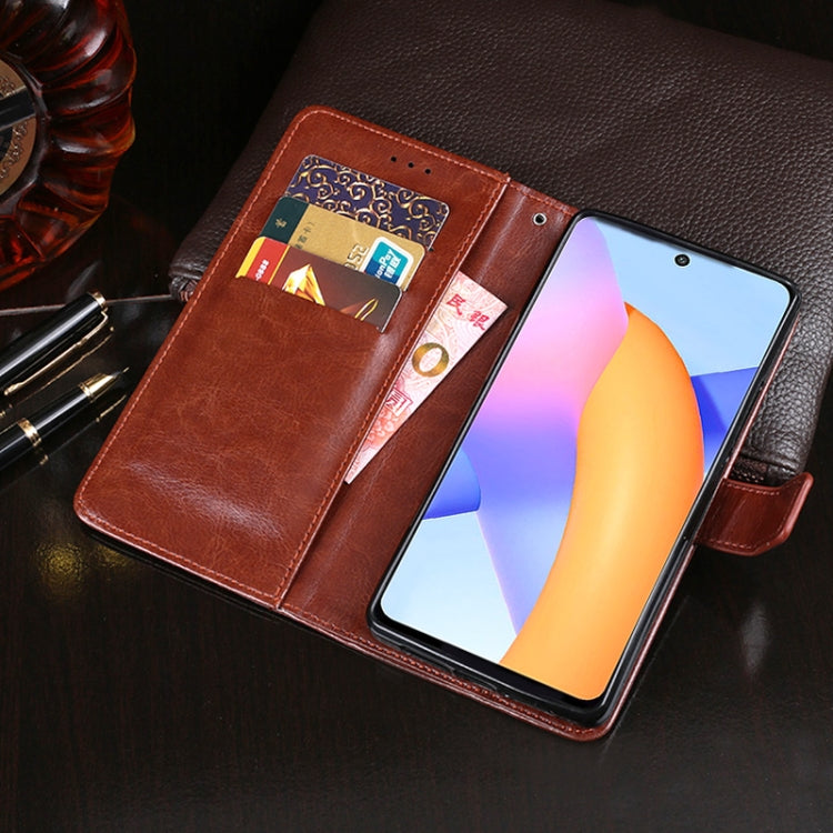 idewei Crazy Horse Texture Horizontal Flip Leather Case with Holder & Card Slots & Wallet, Series 4