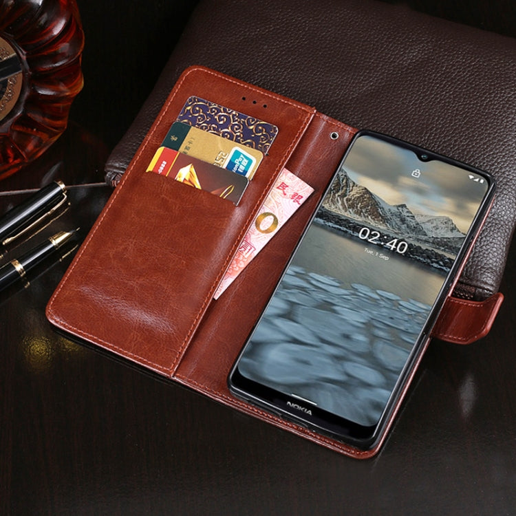 idewei Crazy Horse Texture Horizontal Flip Leather Case with Holder & Card Slots & Wallet, For Nokia 2.4, For Nokia 8.3 5G, For ZTE Blade V2020 Smart, For Lenovo K10 Plus