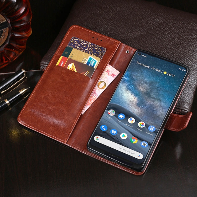 idewei Crazy Horse Texture Horizontal Flip Leather Case with Holder & Card Slots & Wallet, Series 1