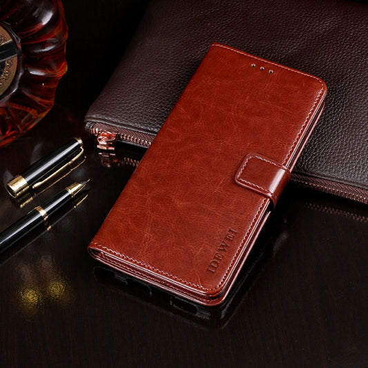 idewei Crazy Horse Texture Horizontal Flip Leather Case with Holder & Card Slots & Wallet, For Infinix Hot 10