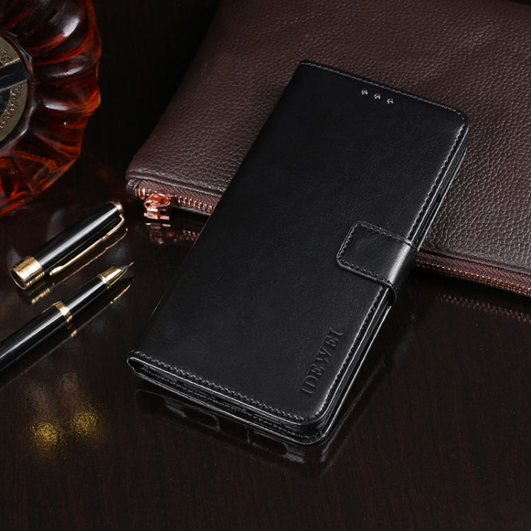 idewei Crazy Horse Texture Horizontal Flip Leather Case with Holder & Card Slots & Wallet, For Infinix Hot 10