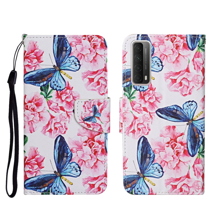 Colored Drawing Pattern Horizontal Flip Leather Case with Holder & Card Slots & Wallet