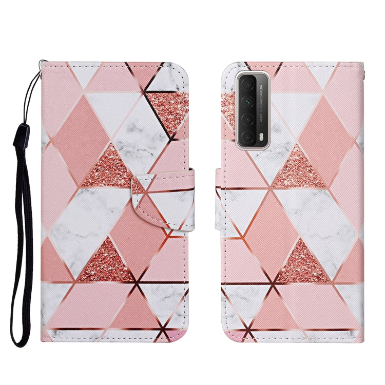 Colored Drawing Pattern Horizontal Flip Leather Case with Holder & Card Slots & Wallet