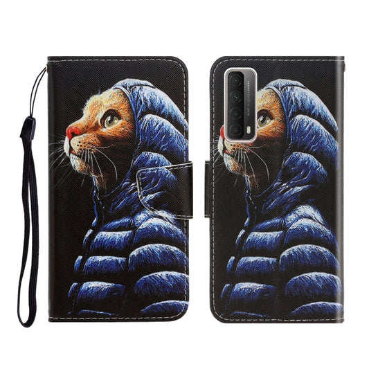 Colored Drawing Horizontal Flip Leather Case with Holder & Card Slot & Wallet, For Huawei P Smart 2021 / Y7a