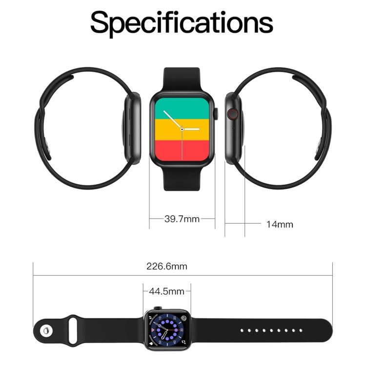 T500+ 1.75 inch IPS Screen IP67 Waterproof Smart Watch, Support Sleep Monitor / Heart Rate Monitor / Bluetooth Call