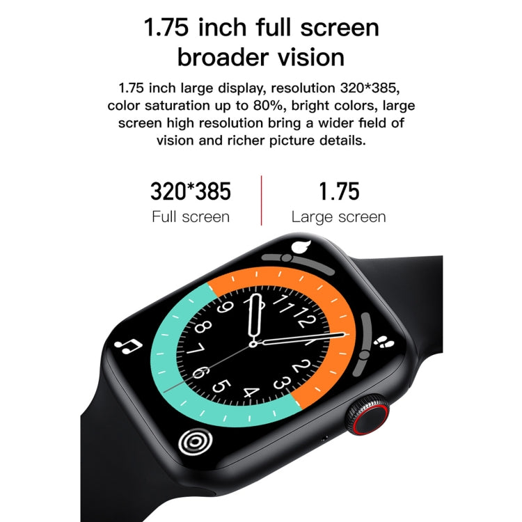 T500+ 1.75 inch IPS Screen IP67 Waterproof Smart Watch, Support Sleep Monitor / Heart Rate Monitor / Bluetooth Call