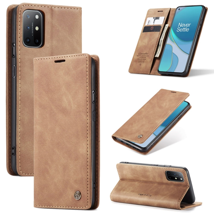 CaseMe-013 Multifunctional Retro Frosted Horizontal Flip Leather Case with Card Slot & Holder & Wallet