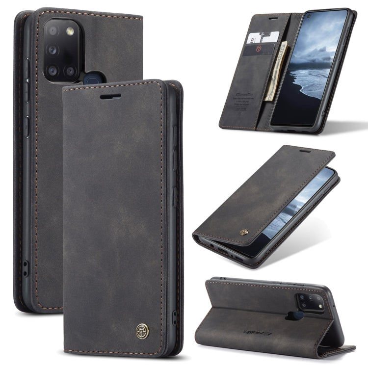 CaseMe-013 Multifunctional Retro Frosted Horizontal Flip Leather Case with Card Slot & Holder & Wallet, For OnePlus 8T, For Samsung Galaxy A21s, For Samsung Galaxy A42 5G, For Huawei P Smart 2021, For Xiaomi Mi 10T Lite 5G