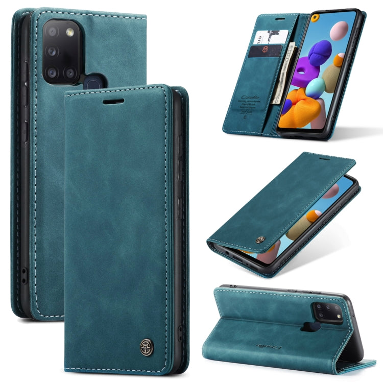 CaseMe-013 Multifunctional Retro Frosted Horizontal Flip Leather Case with Card Slot & Holder & Wallet, For OnePlus 8T, For Samsung Galaxy A21s, For Samsung Galaxy A42 5G, For Huawei P Smart 2021, For Xiaomi Mi 10T Lite 5G