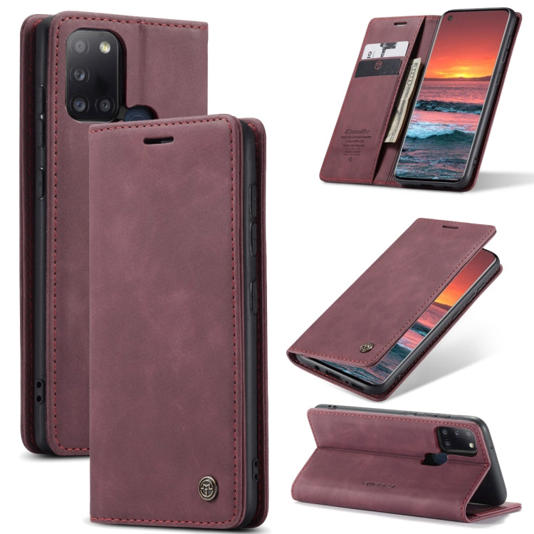 CaseMe-013 Multifunctional Retro Frosted Horizontal Flip Leather Case with Card Slot & Holder & Wallet, For OnePlus 8T, For Samsung Galaxy A21s, For Samsung Galaxy A42 5G, For Huawei P Smart 2021, For Xiaomi Mi 10T Lite 5G