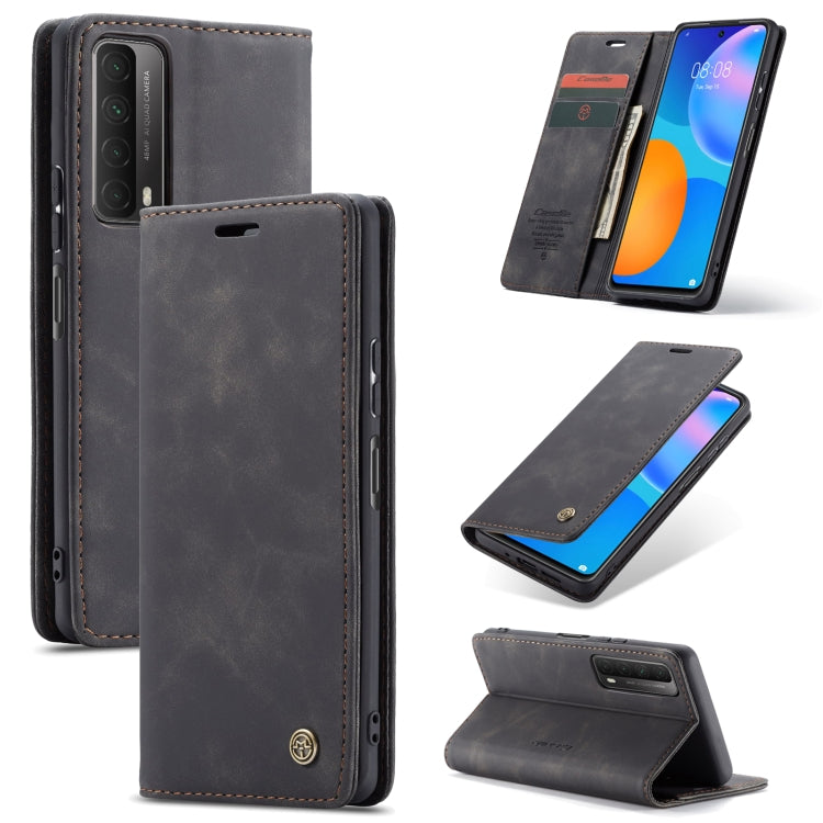 CaseMe-013 Multifunctional Retro Frosted Horizontal Flip Leather Case with Card Slot & Holder & Wallet