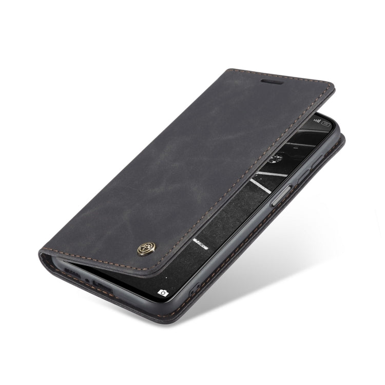 CaseMe-013 Multifunctional Retro Frosted Horizontal Flip Leather Case with Card Slot & Holder & Wallet