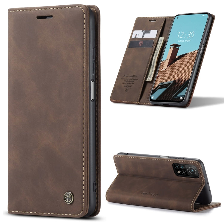 CaseMe-013 Multifunctional Retro Frosted Horizontal Flip Leather Case with Card Slot & Holder & Wallet, For OnePlus 8T, For Samsung Galaxy A21s, For Samsung Galaxy A42 5G, For Huawei P Smart 2021, For Xiaomi Mi 10T Lite 5G