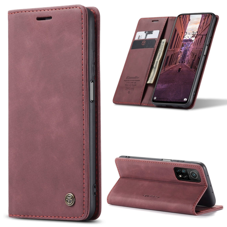 CaseMe-013 Multifunctional Retro Frosted Horizontal Flip Leather Case with Card Slot & Holder & Wallet