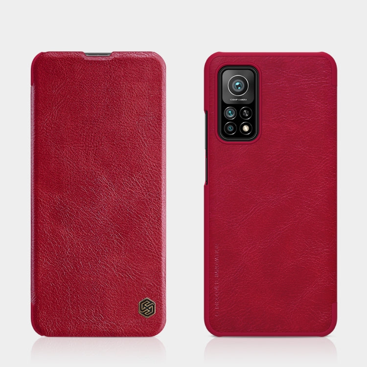 NILLKIN QIN Series Crazy Horse Texture Horizontal Flip Leather Case with Card Slot, For Huawei Mate 40 Pro, For Samsung Galaxy A42 5G, For Xiaomi Mi 10T / 10T Pro 5G / Redmi K30 Ultra