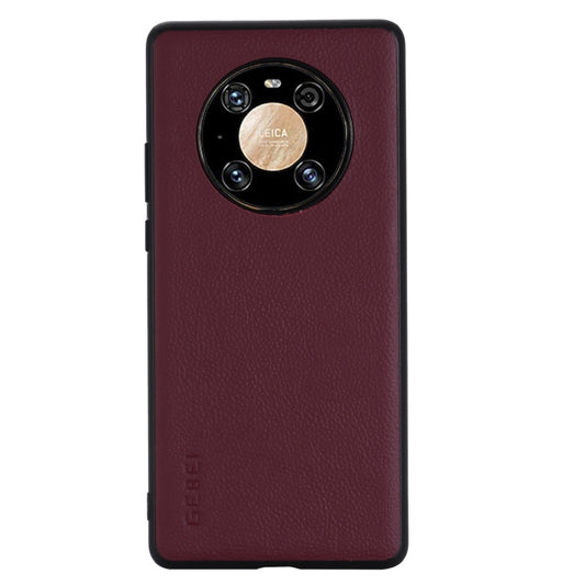 For Huawei Mate 40 Pro GEBEI Full-coverage Shockproof Leather Protective Case