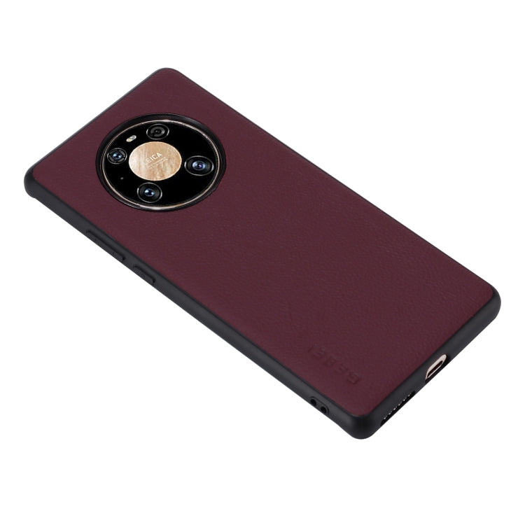 For Huawei Mate 40 Pro GEBEI Full-coverage Shockproof Leather Protective Case