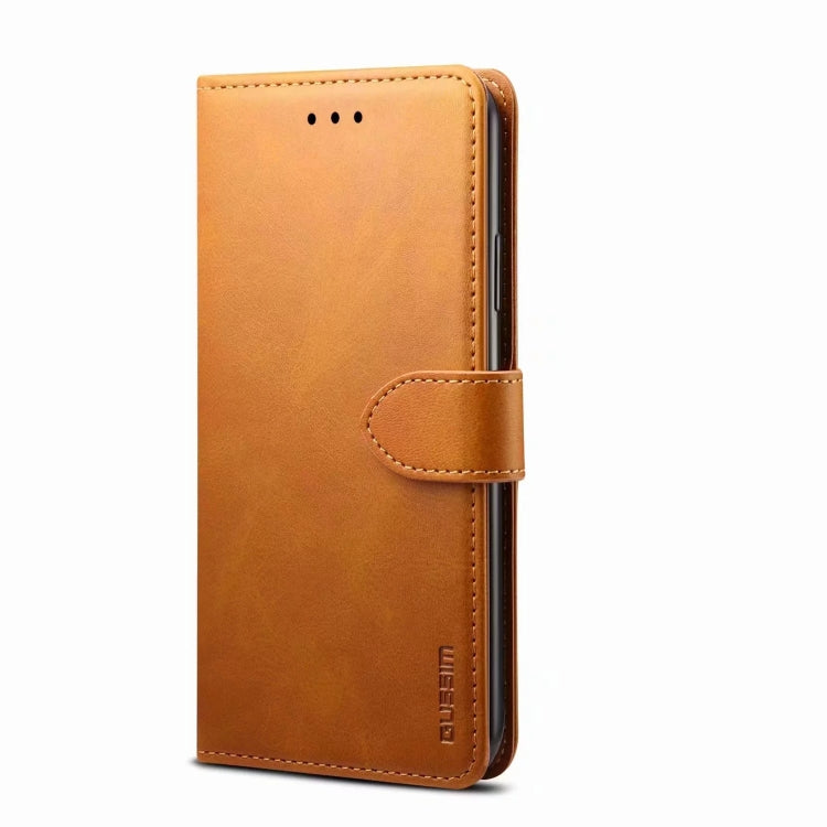 GUSSIM Business Style Horizontal Flip Leather Case with Holder & Card Slots & Wallet, For Huawei P smart 2021