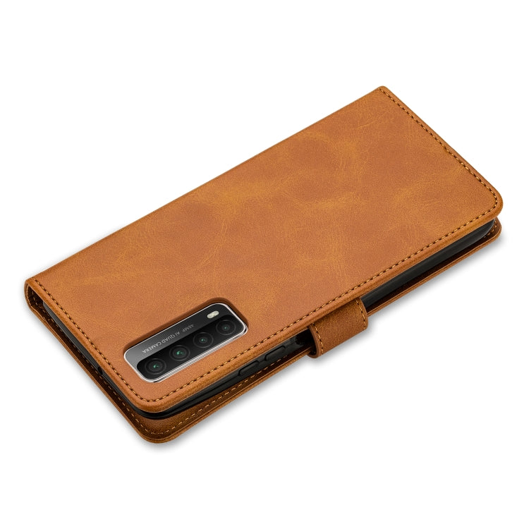 GUSSIM Business Style Horizontal Flip Leather Case with Holder & Card Slots & Wallet, For Huawei P smart 2021