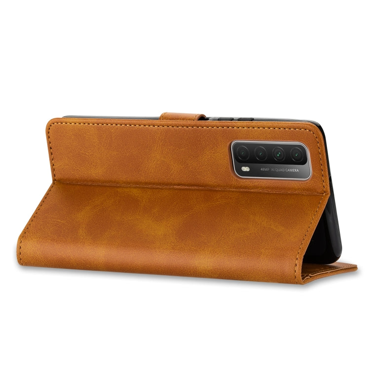 GUSSIM Business Style Horizontal Flip Leather Case with Holder & Card Slots & Wallet, For Huawei P smart 2021