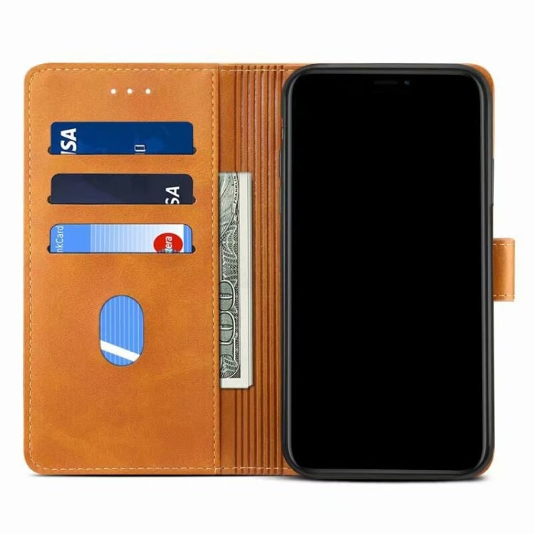 GUSSIM Business Style Horizontal Flip Leather Case with Holder & Card Slots & Wallet, For Huawei P smart 2021