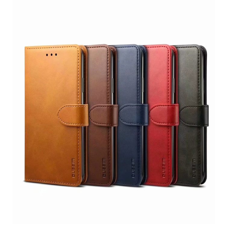 GUSSIM Business Style Horizontal Flip Leather Case with Holder & Card Slots & Wallet, For Huawei P smart 2021