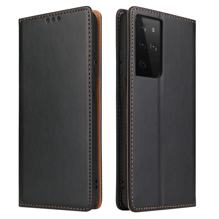 Fierre Shann PU Genuine Leather Texture Horizontal Flip Leather Case with Holder & Card Slots & Wallet, For Huawei Mate 40 Pro, For Huawei Mate 40, For Samsung Galaxy S21 5G, For Samsung Galaxy S21+ 5G, For Samsung Galaxy S21 Ultra 5G