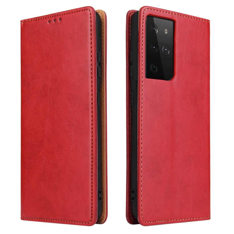 Fierre Shann PU Genuine Leather Texture Horizontal Flip Leather Case with Holder & Card Slots & Wallet, For Huawei Mate 40 Pro, For Huawei Mate 40, For Samsung Galaxy S21 5G, For Samsung Galaxy S21+ 5G, For Samsung Galaxy S21 Ultra 5G