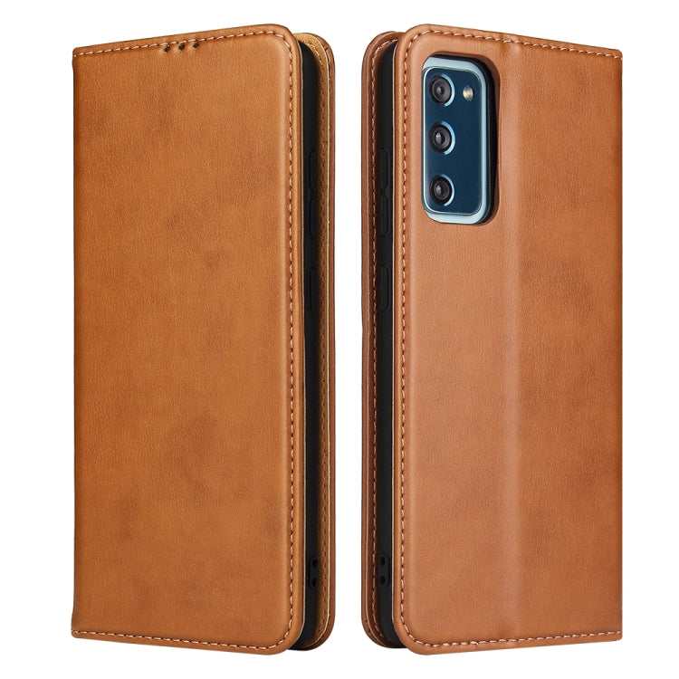 Fierre Shann PU Genuine Leather Texture Horizontal Flip Leather Case with Holder & Card Slots & Wallet, For Huawei Mate 40 Pro, For Huawei Mate 40, For Samsung Galaxy S21 5G, For Samsung Galaxy S21+ 5G, For Samsung Galaxy S21 Ultra 5G