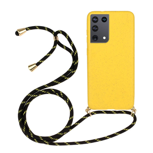 Wheat Straw Material + TPU Protective Case with Lanyard, Series 2