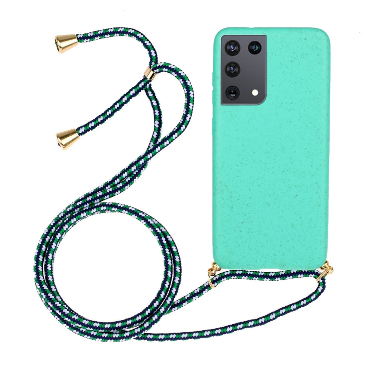 Wheat Straw Material + TPU Protective Case with Lanyard, Series 2