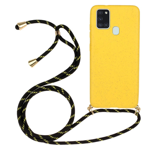 Wheat Straw Material + TPU Protective Case with Lanyard, Series 1